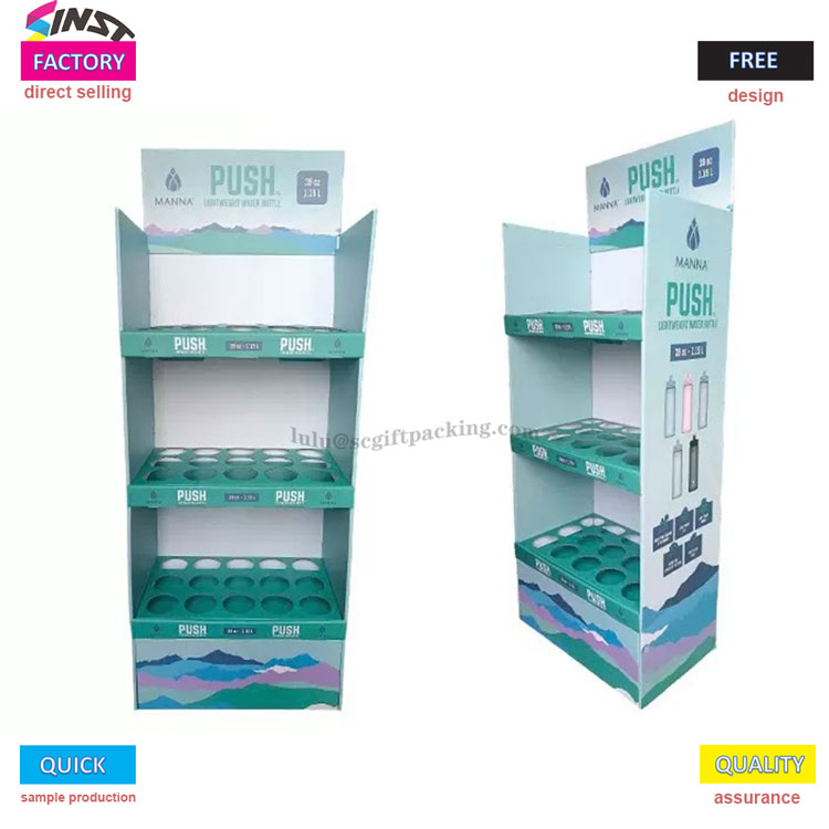 Wie können Papp -Wasserflaschen -Display -Racks das neue Ökosystem für das Einzelhandelsdisplay neu formen?