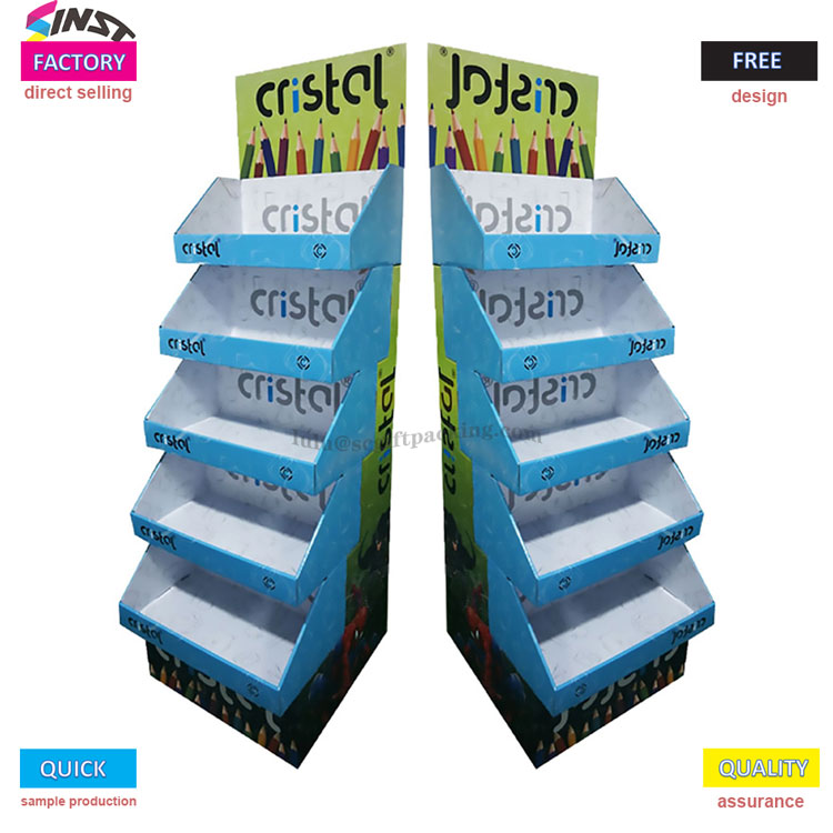 Gibt es in der Anzeige von Farbstiften kein Highlight? Dieser farbige Stiftständer erregt die Aufmerksamkeit der Kunden auf einen Blick!