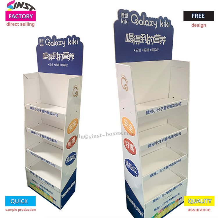 Nährgetränke mit kleinen Molekülen verkaufen sich gut. Warum ist dieser Tischständer zum Standard in Geschäften geworden?