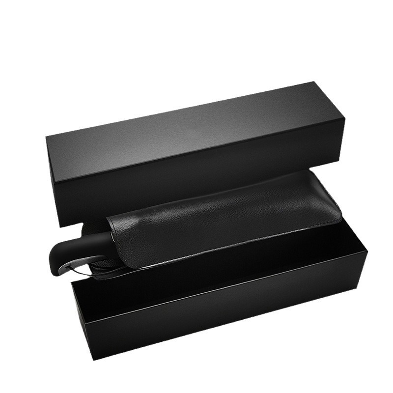 ​Wir stellen eine stilvolle, schwarze, harte Geschenkbox für hochwertige Regenschirmverpackungen vor, die sie zur idealen Wahl für Firmengeschenke macht