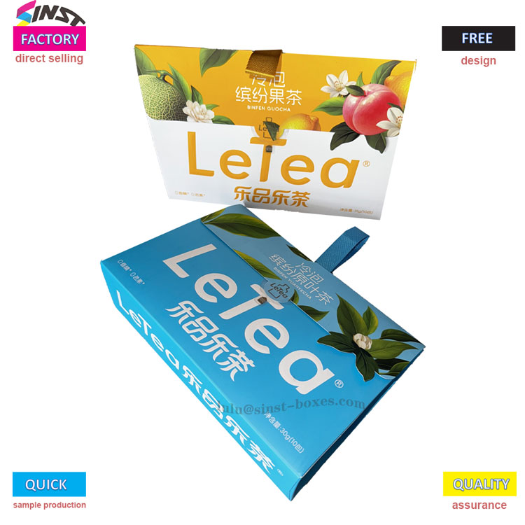 Kalt gebrühte Früchtetee-Kartenbox