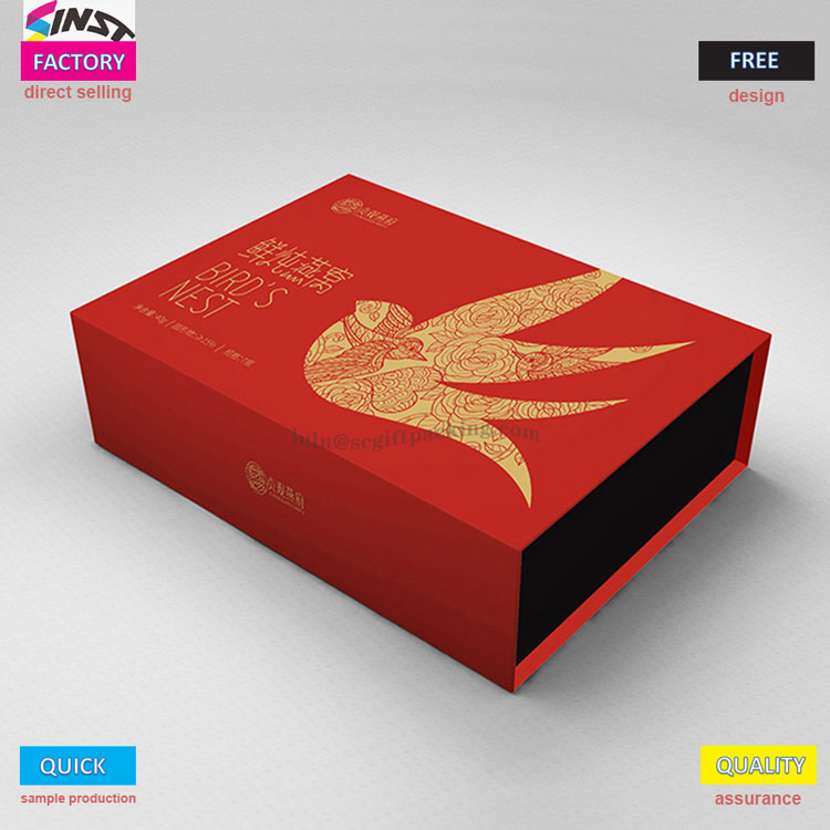 Gesundheitsprodukt Vogel Nest Flip Cover Geschenkbox