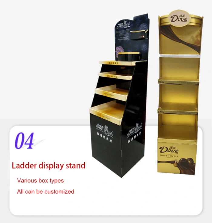 Floor standing POP display for supermarket candy promotion