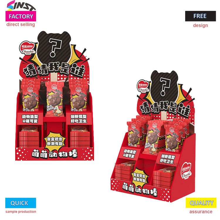 PET -Snack -Pappe PDQ -Display -Box